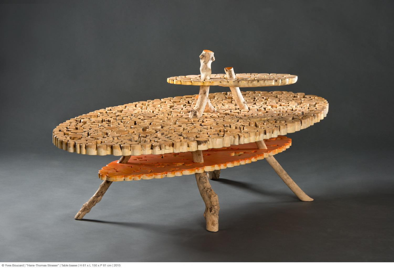 "Hans-Thomas Strasse" | table basse | 61 x 150 x 81  | 2015
